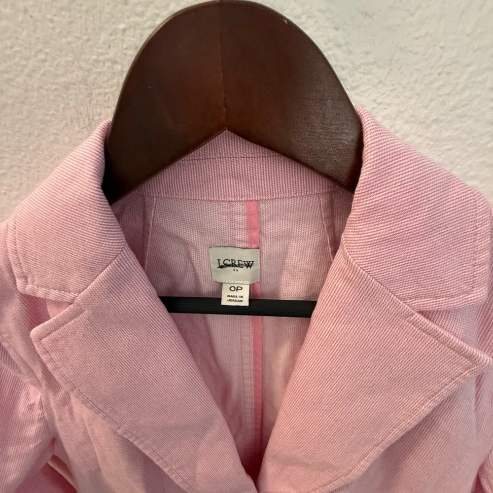 NWOT J crew Petite cotton-blend stretch relaxed blazer size 0P